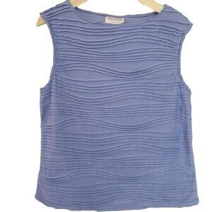 TanJay | Petite Textured Sleeveless Blouse